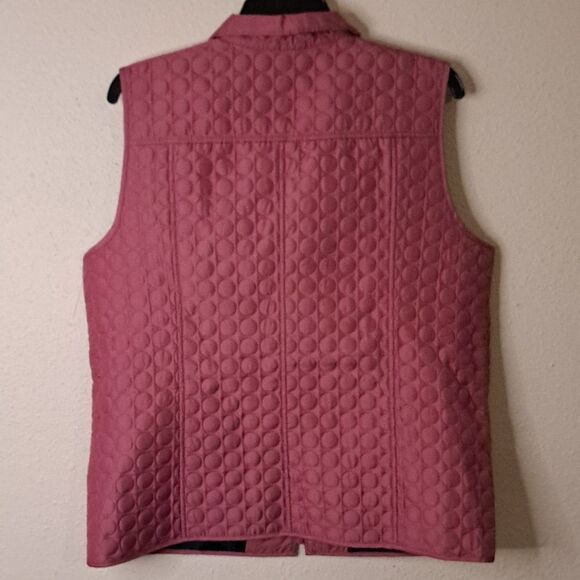 Allison Daley pink zip up vest - Picture 3 of 6